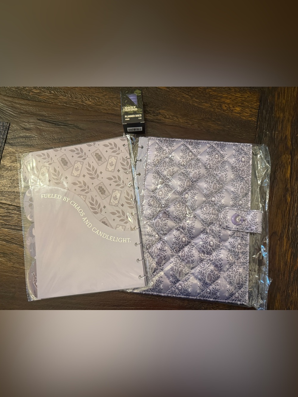 Brand New The Daily Grind Halloween Planner Cover and Dividers